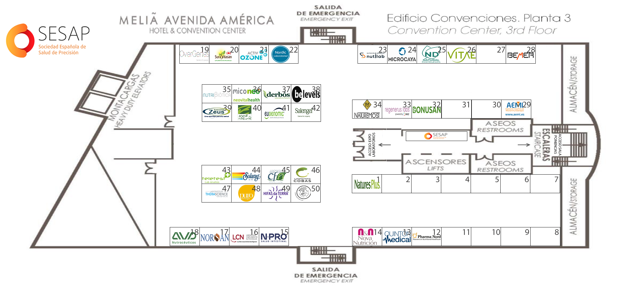 Stands X Congreso Internacional SESAP