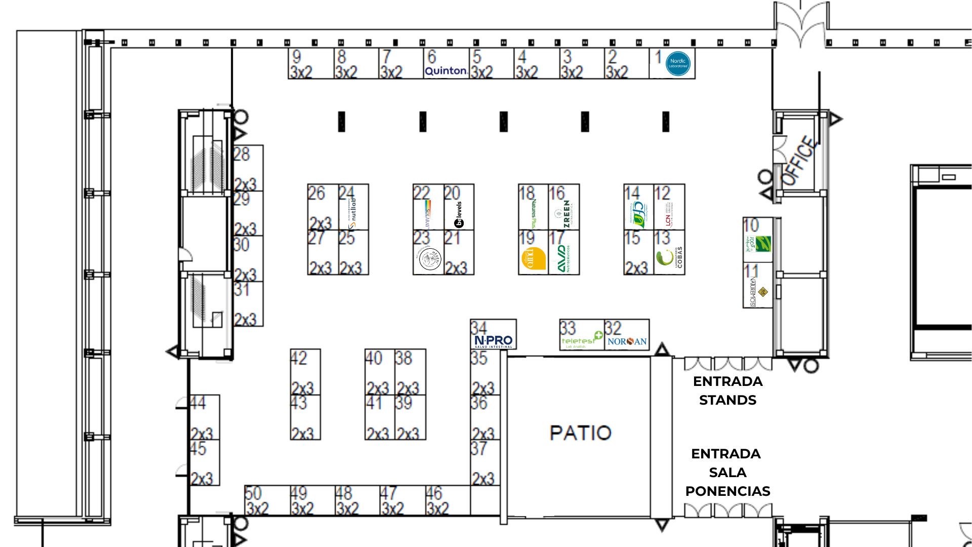 XI Congreso – Plano-18 Stands 05-11-25