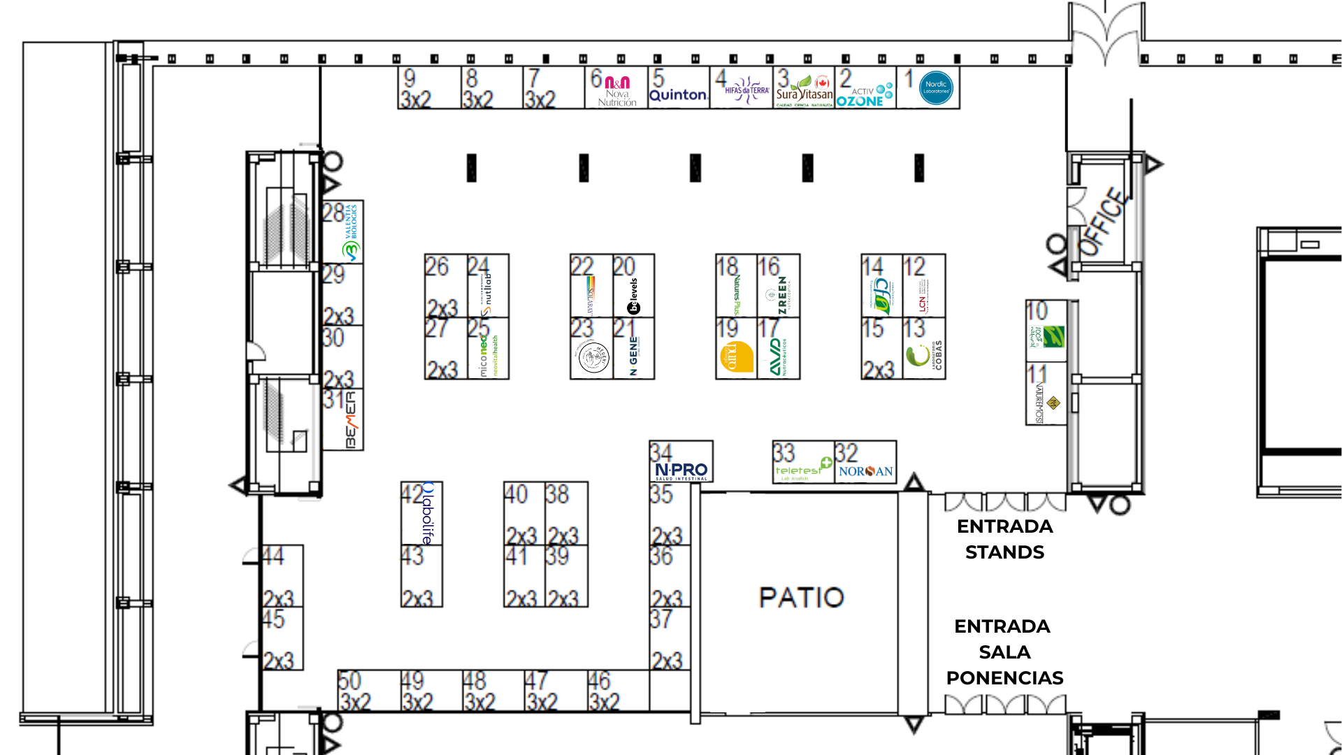 XI Congreso – Plano 27 Stands 26-11-25