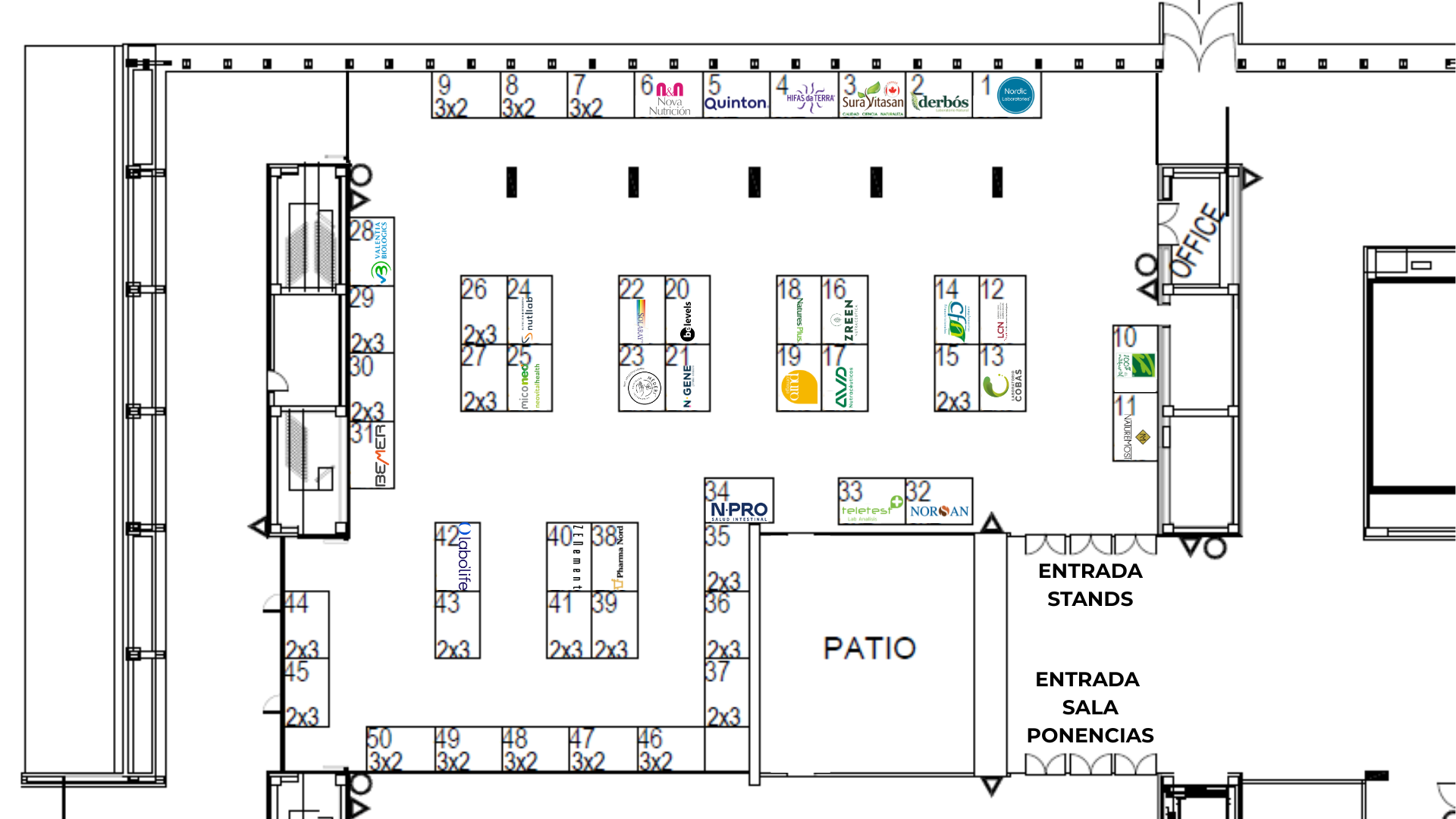 XI Congreso – Plano 29 Stands 17-12-25